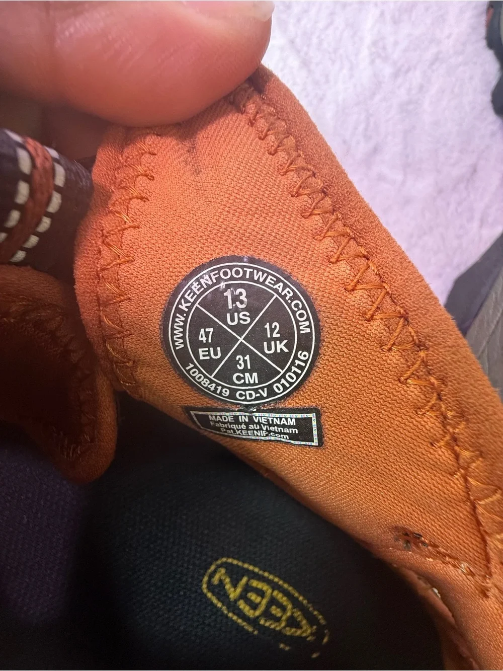 Keen Men's Brown & Orange Outdoor Hiking Sandal